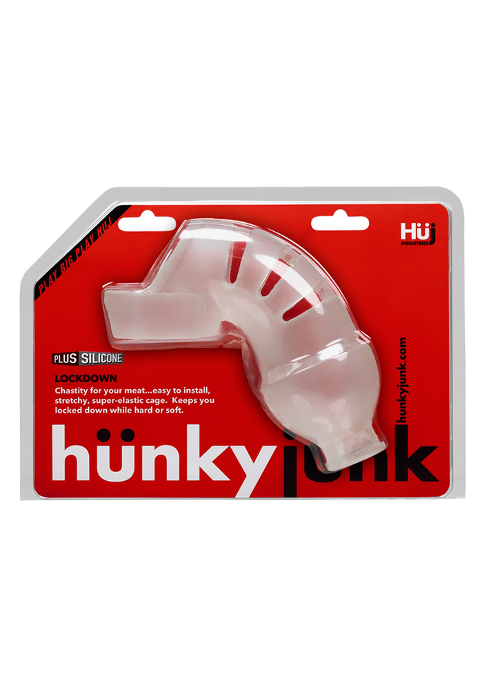 Hunkyjunk Lockdown Chastity Cage ICE - 1