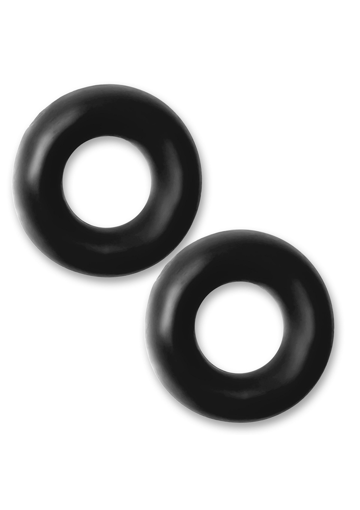 Hunkyjunk Stiffy 2-pack bulge Cockrings BLACK - 5