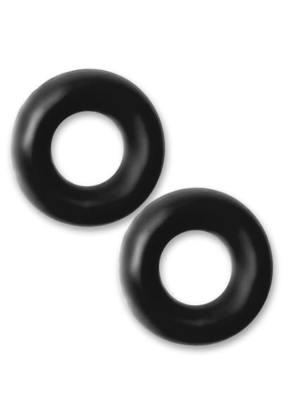 Hunkyjunk Stiffy 2-pack bulge Cockrings BLACK - 5