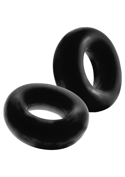 Hunkyjunk Stiffy 2-pack bulge Cockrings BLACK - 4