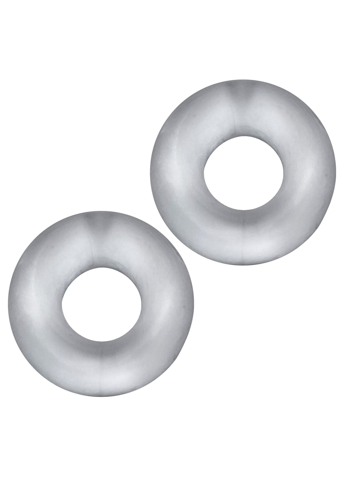 Hunkyjunk Stiffy 2-pack bulge Cockrings TRANSPA - 0