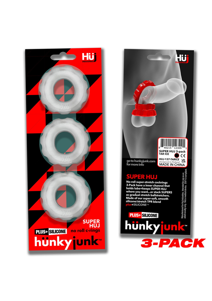 Super Huj C-Ring 3-pack WHITE - 3