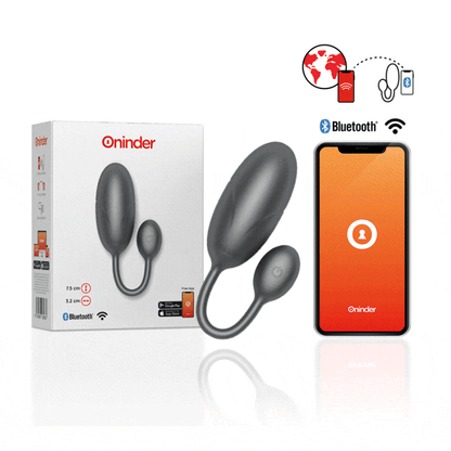 Oninder Tokyo Vibrating Egg + App BLACK - 8