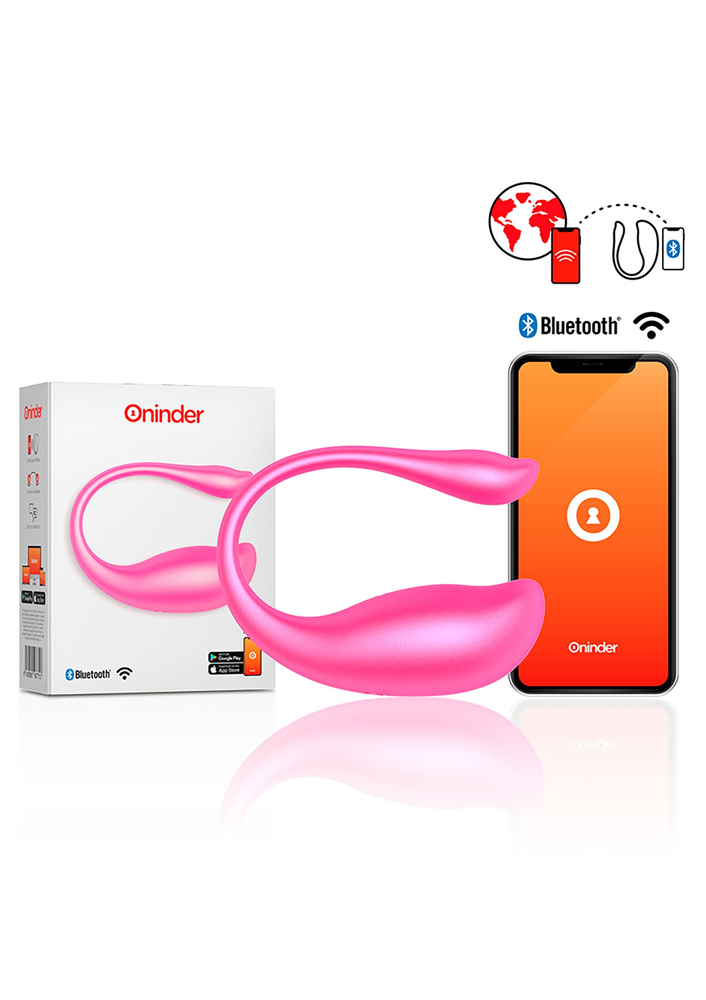 Oninder Nairobi Vibrating Egg + App PINK - 3