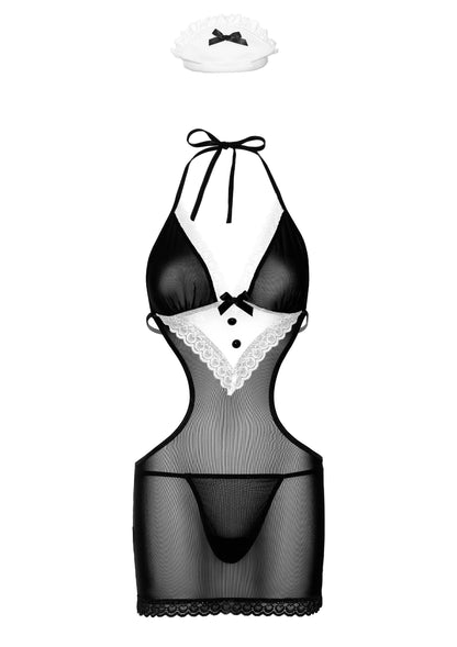 Daring Intimates French Maid Roleplay Set BLACK S/M - 6
