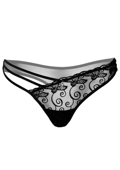 Daring Intimates Mix & Match Very sexy embroidered string BLACK S/M - 6
