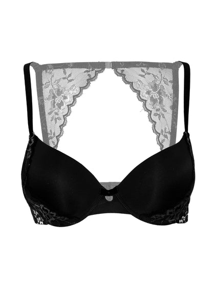 Daring Intimates Mix & Match Push-up bra with lace racerback BLACK 75B - 1