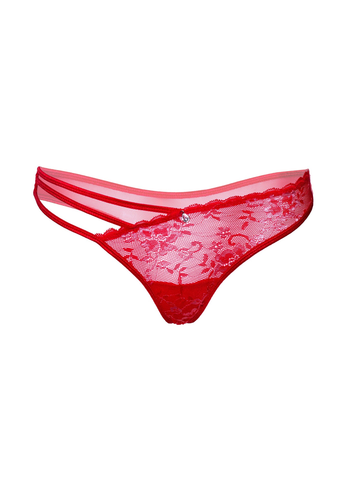 Daring Intimates Mix & Match Very sexy floral lace string RED S/M - 7