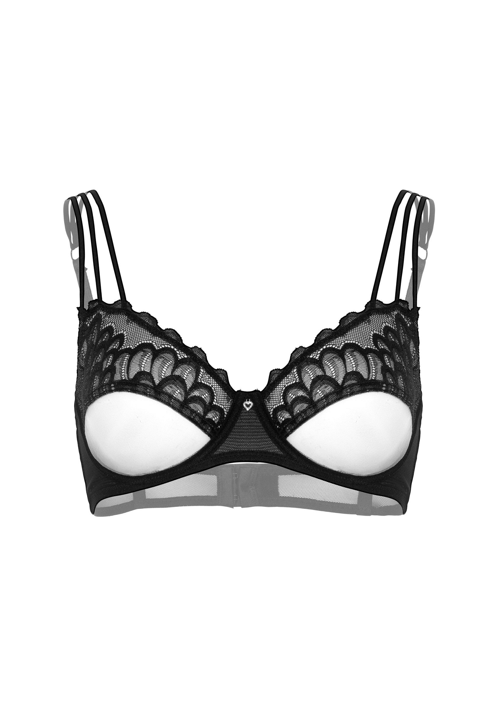 Daring Intimates Mix & Match Unlined bra with faux underbust BLACK 75B - 7