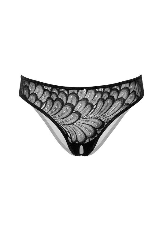 Daring Intimates Mix & Match Crotchless Hiphugger - Zwart