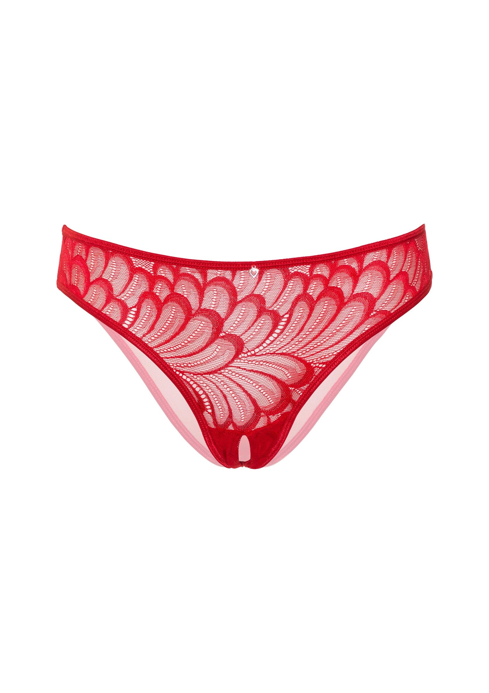 Daring Intimates Mix & Match Crotchless Hiphugger RED S/M - 6