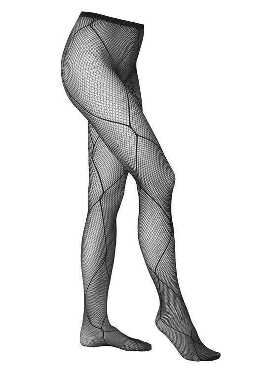 Kotek Fishnet Tights T005 - Zwart