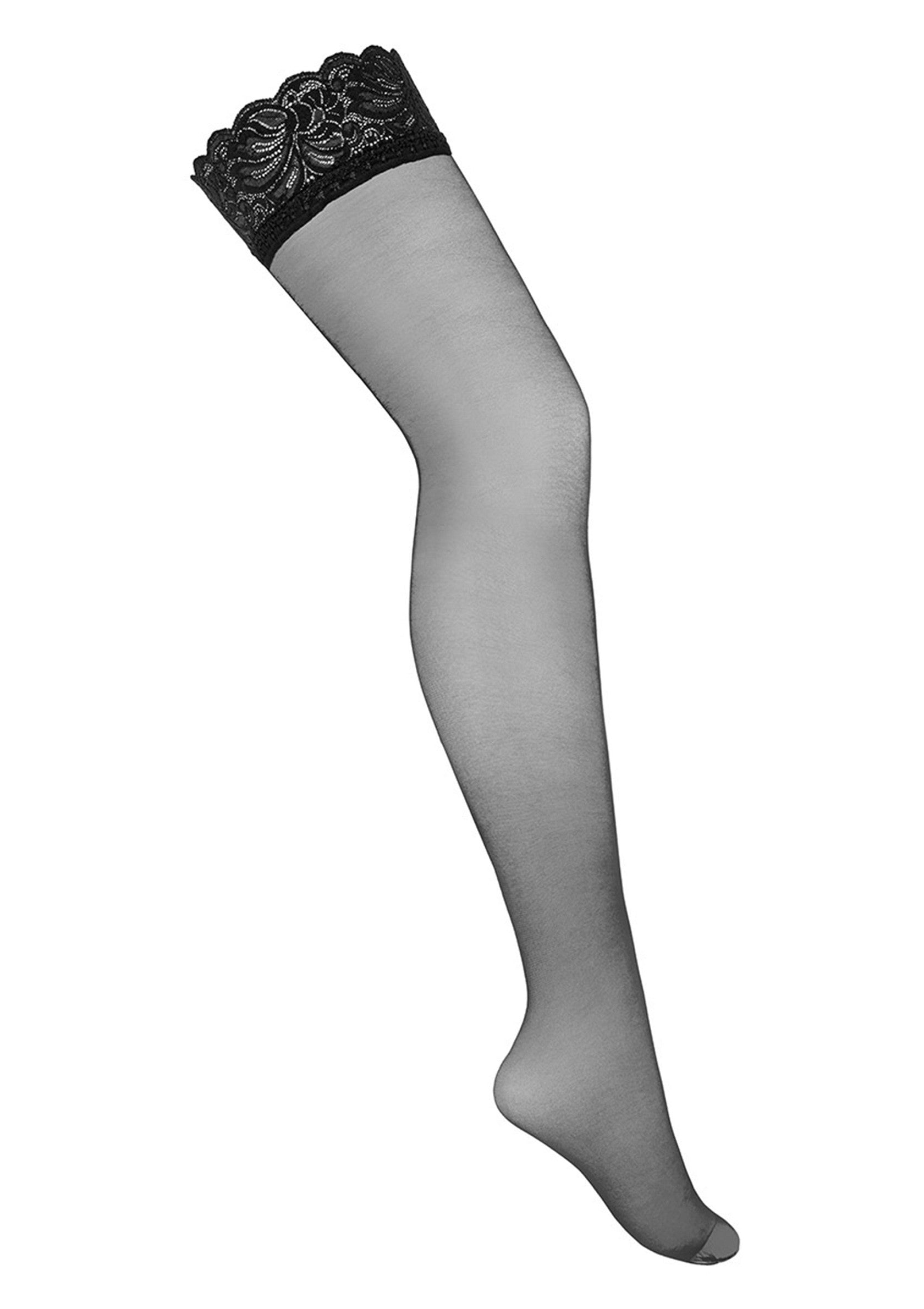 Kotek Stockings S017 Plus Size BLACK 1X/2X - 1