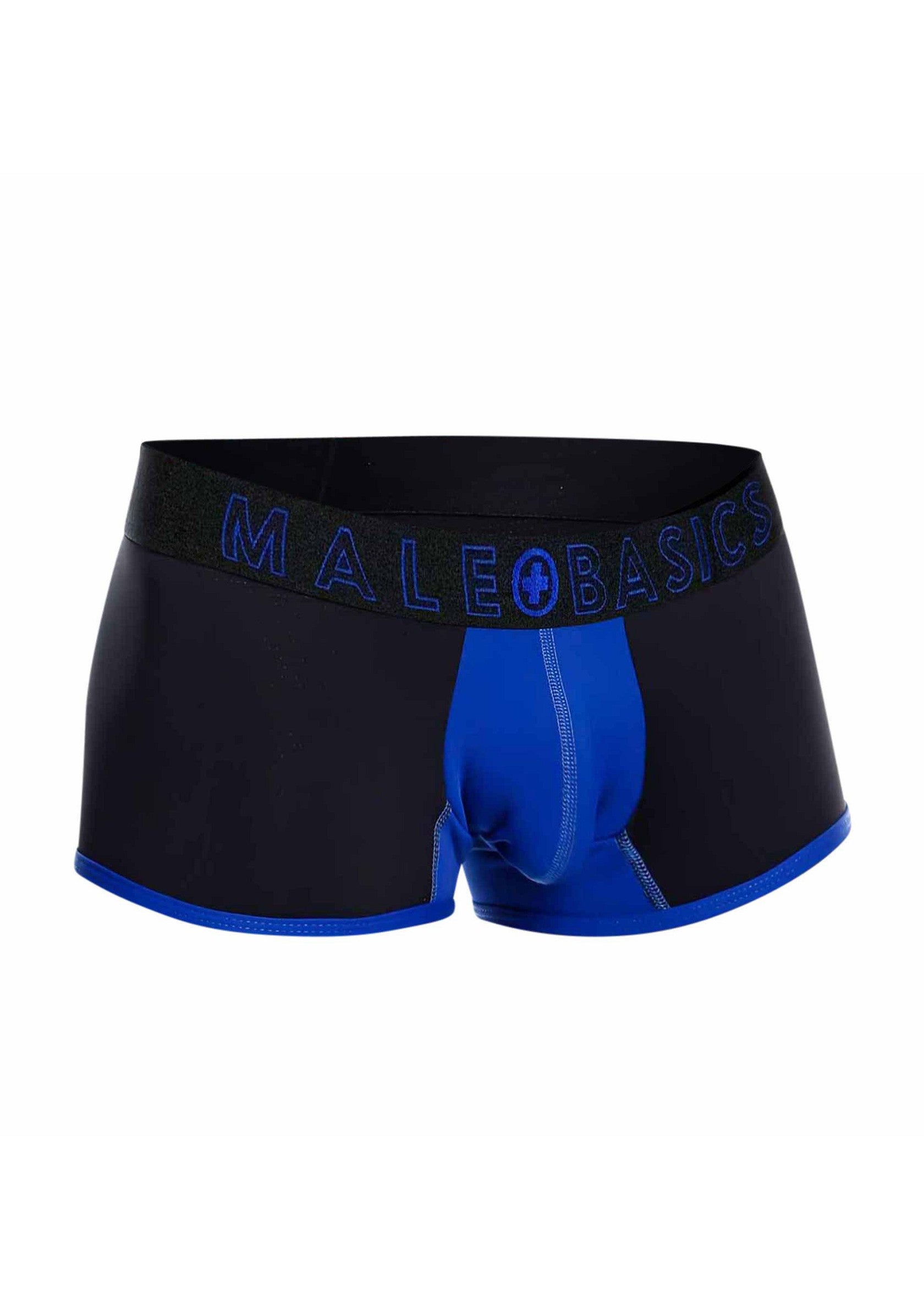 MaleBasics Neon Trunk BLUE S - 1