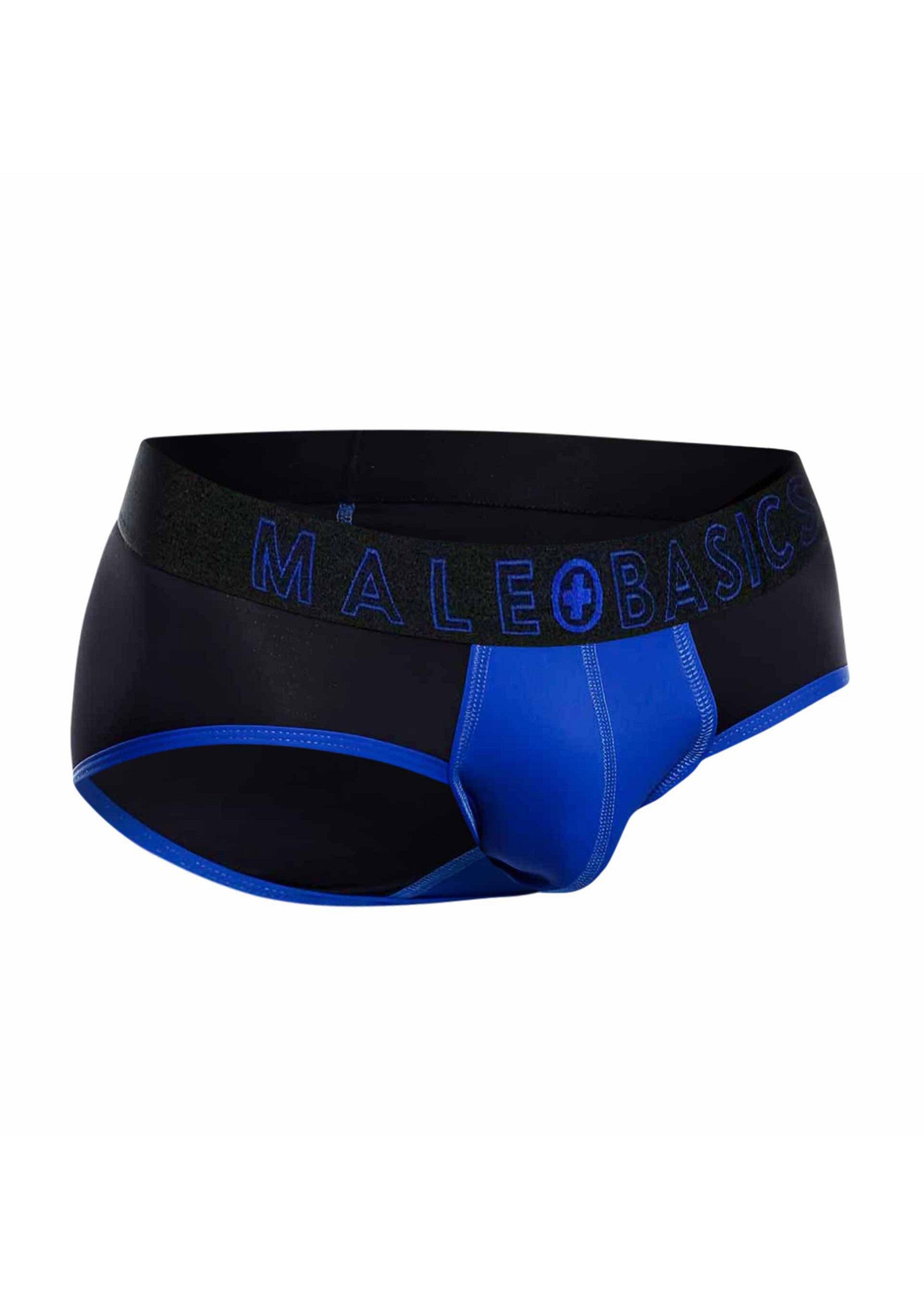 MaleBasics Neon Brief BLUE S - 1