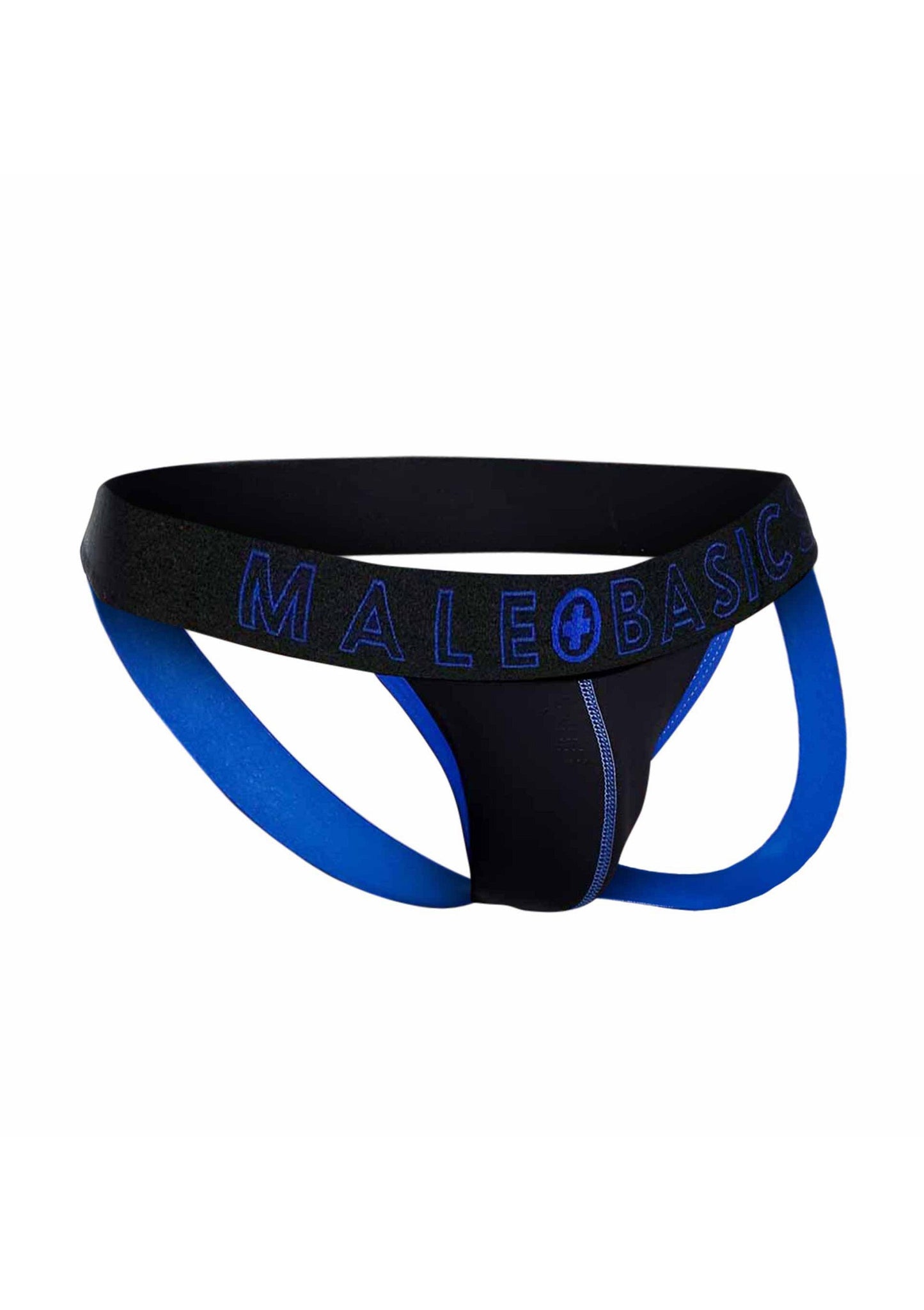 MaleBasics Neon Jock BLUE S - 6