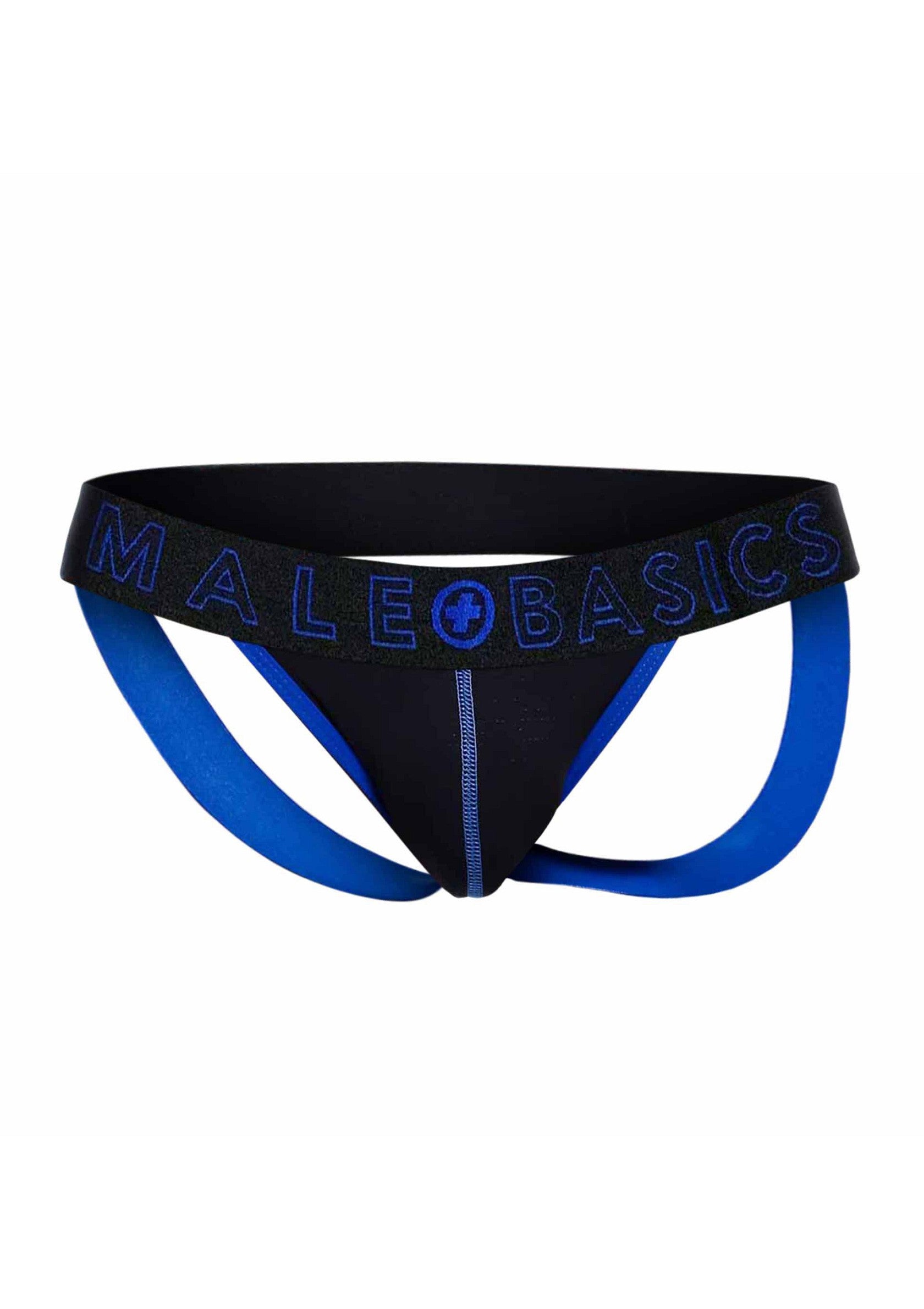 MaleBasics Neon Jock BLUE S - 9