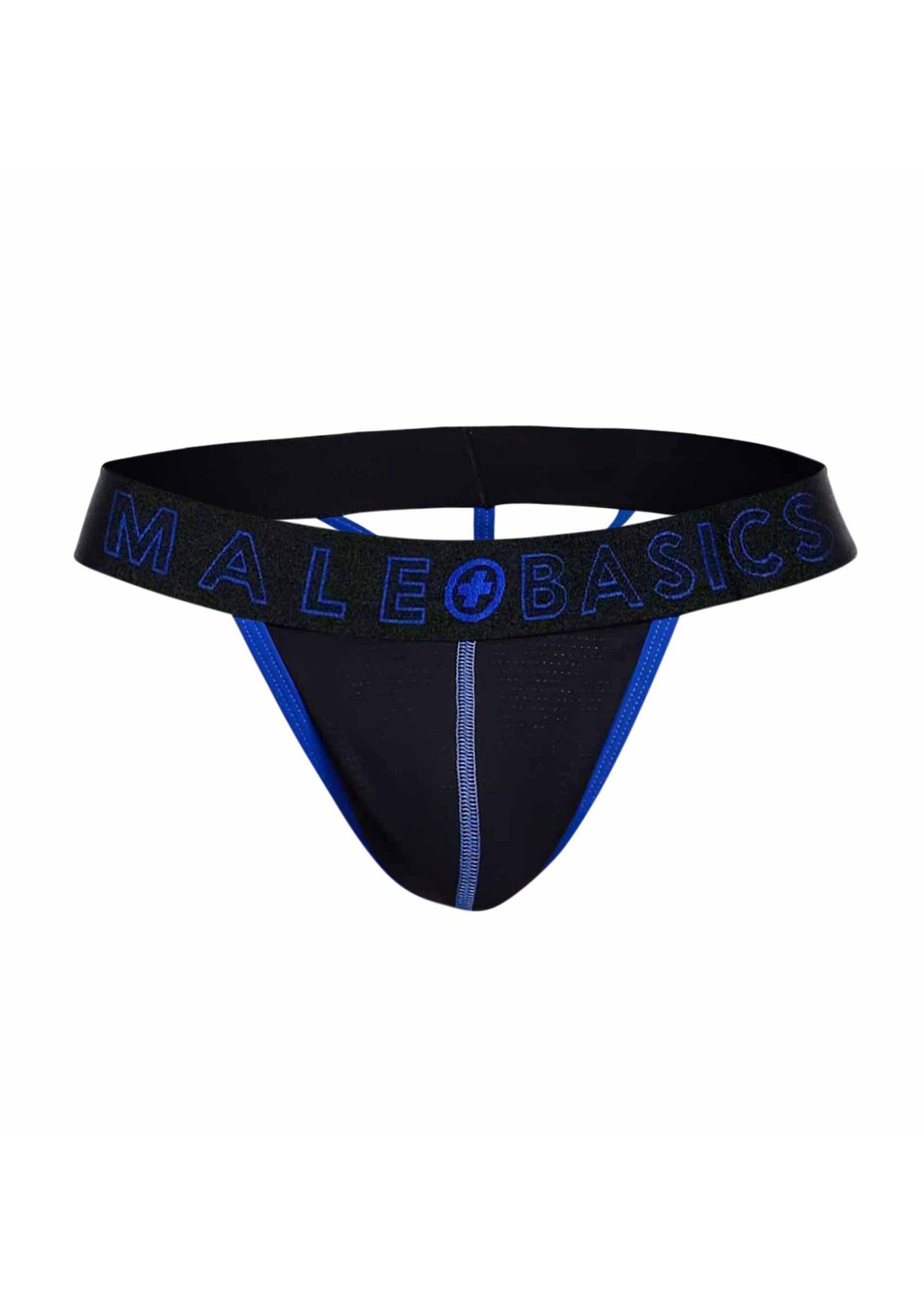 MaleBasics Neon Thong BLUE S - 4