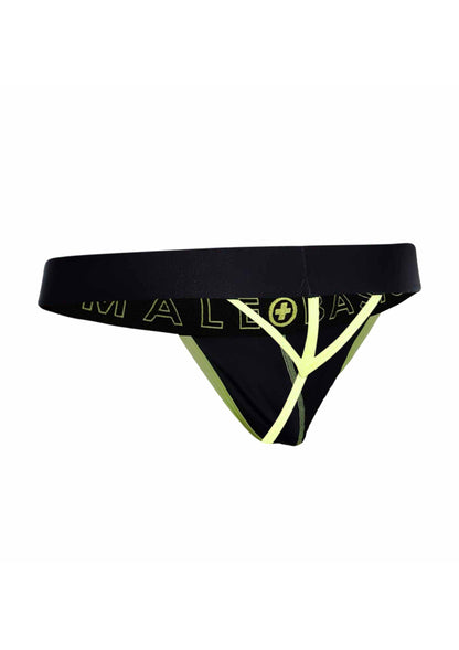 MaleBasics Neon Thong YELLOW S - 3