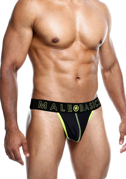 MaleBasics Neon Thong YELLOW S - 10