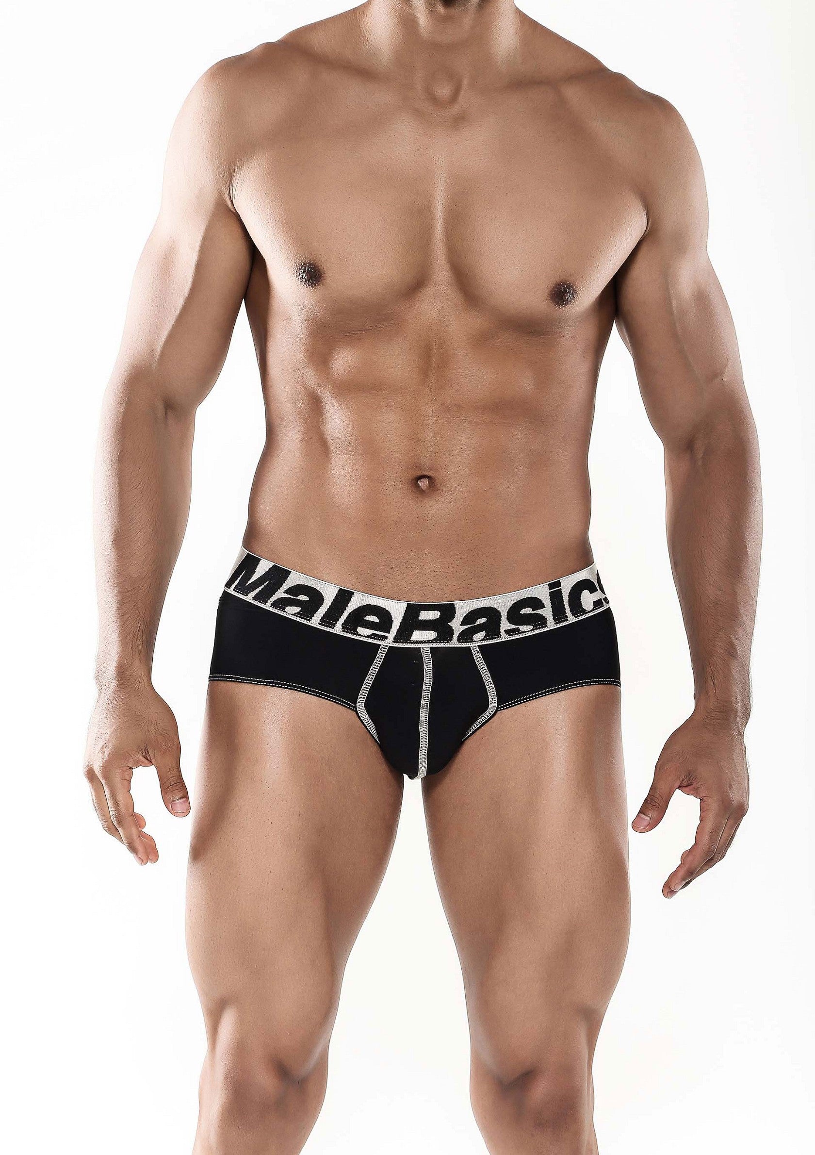 MaleBasics Microfiber Brief BLACK S - 7