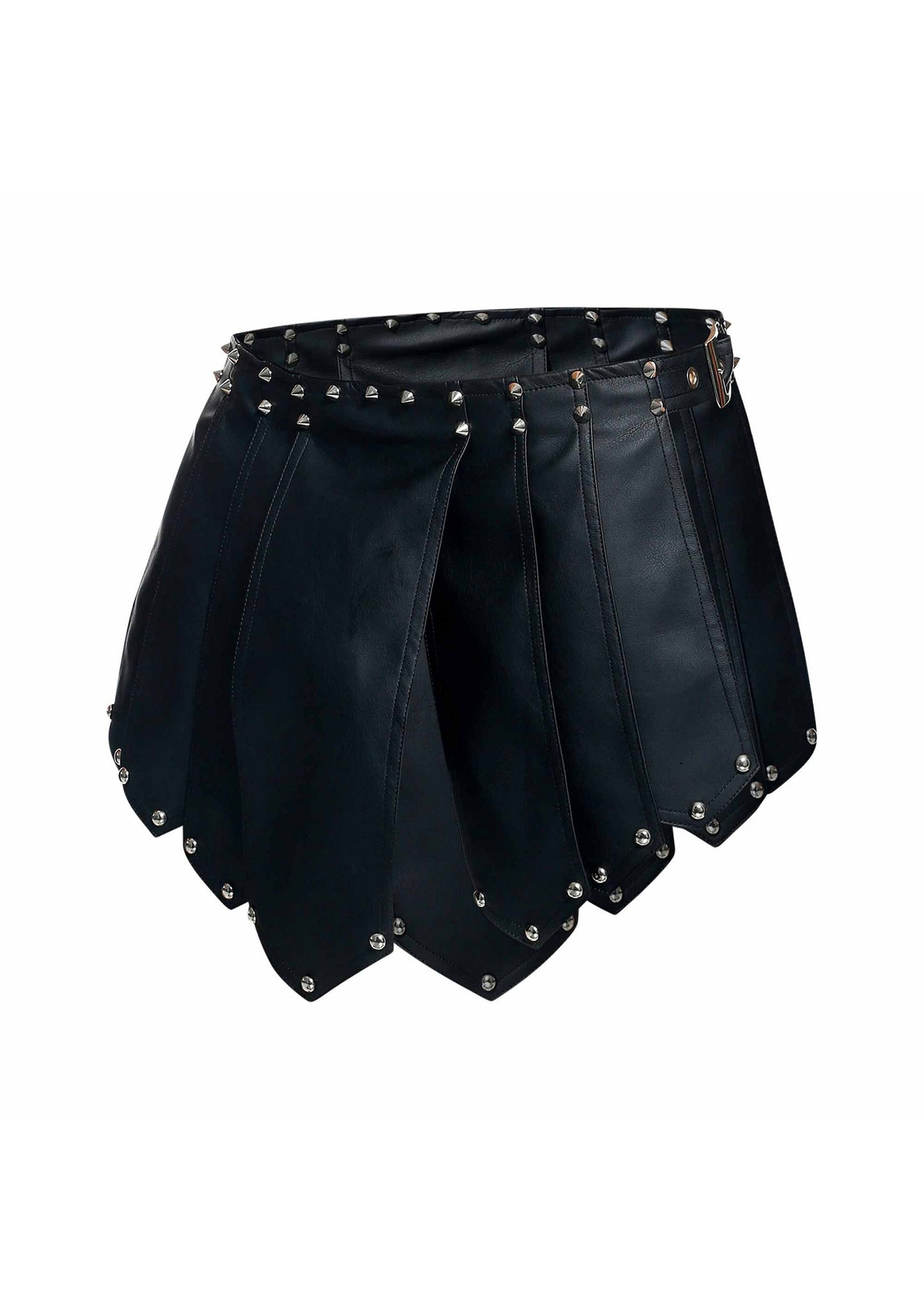 MOB Eroticwear Dngeon Roman Skirt BLACK O/S - 8
