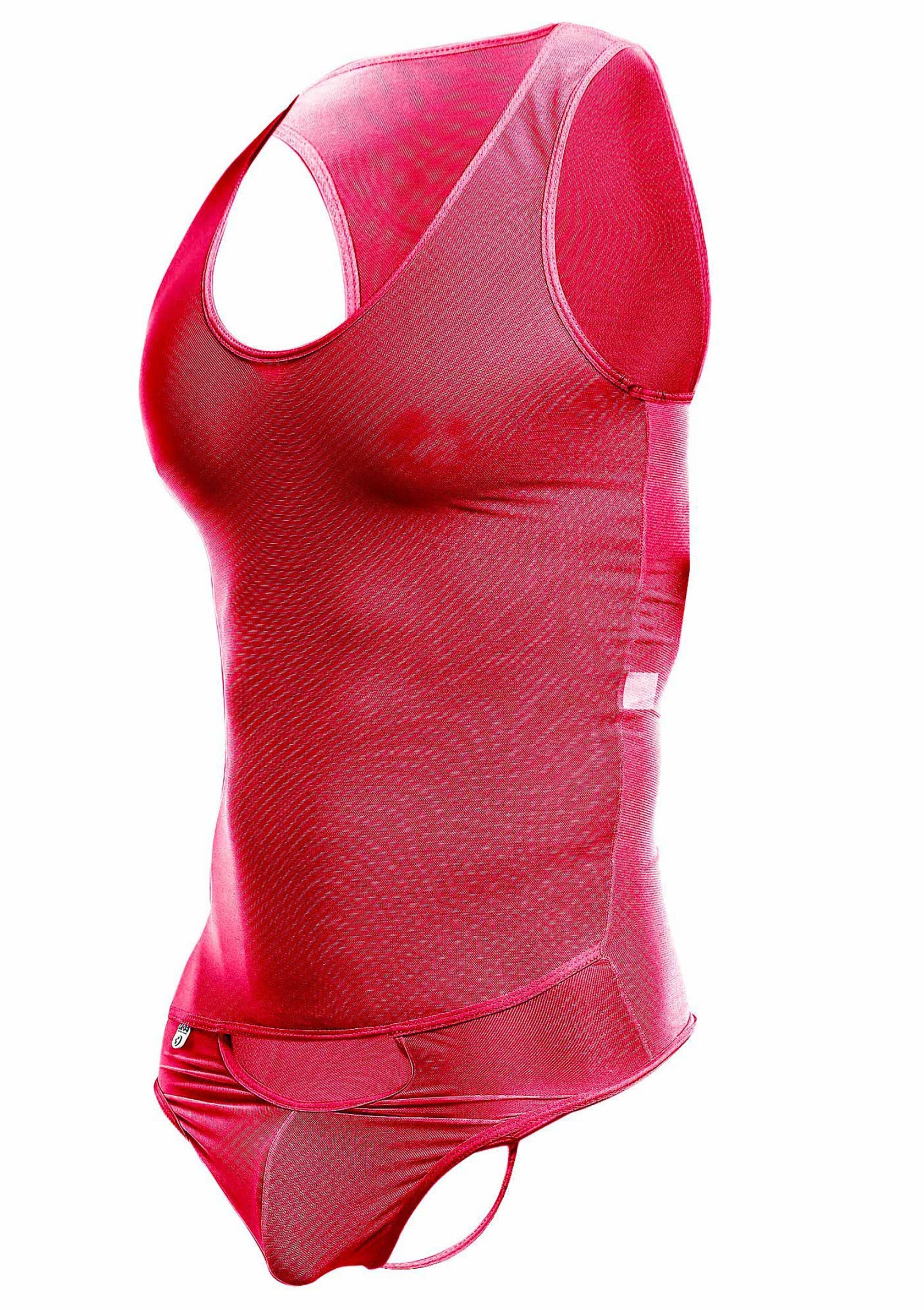 MOB Eroticwear Sexy Sheer Body RED S/M - 0