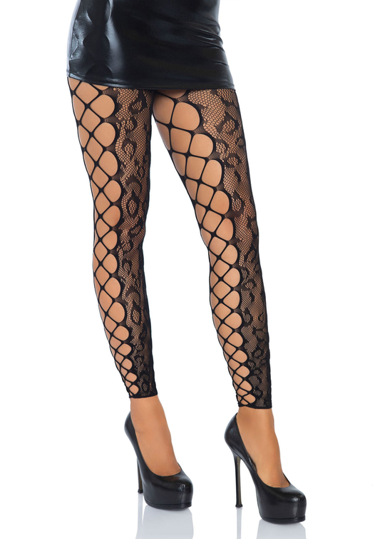 Leg Avenue Footless Crotchless Tights