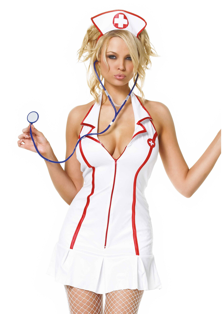 Leg Avenue Head Nurse WHITE XL - 1