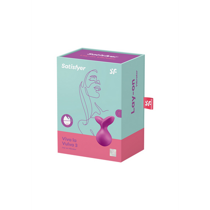 Viva la Vulva 3 - Lay-On Vibrator - Violet Roze - 1