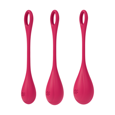 Yoni Power 1 - Kegel Ball Set - Red Rood - 0