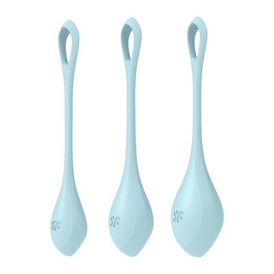 Yoni Power 2 - Kegel Balls Set - Light Blue Blauw - 1