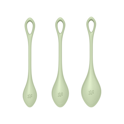 Yoni Power 2 - Kegel Balls Set - Light Green Groen - 4