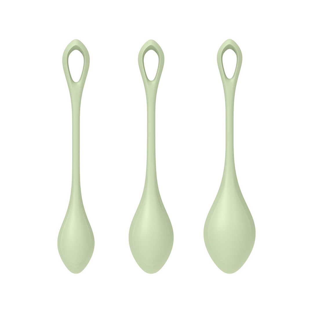 Yoni Power 2 - Kegel Balls Set - Light Green Groen - 2