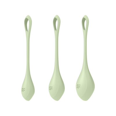 Yoni Power 2 - Kegel Balls Set - Light Green Groen - 0