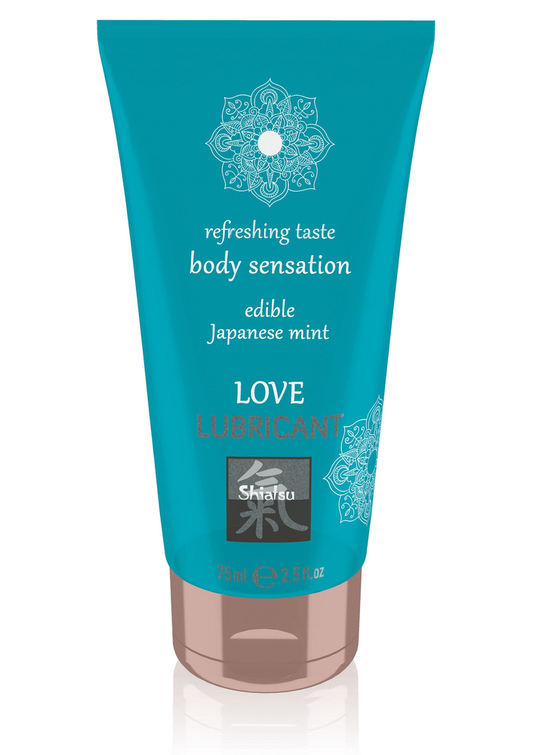 HOT Shiatsu Love Lubricant Edible - Mint