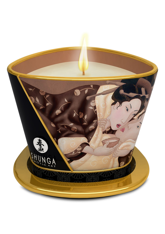 Shunga Massage Candle 170ml - Chocolade