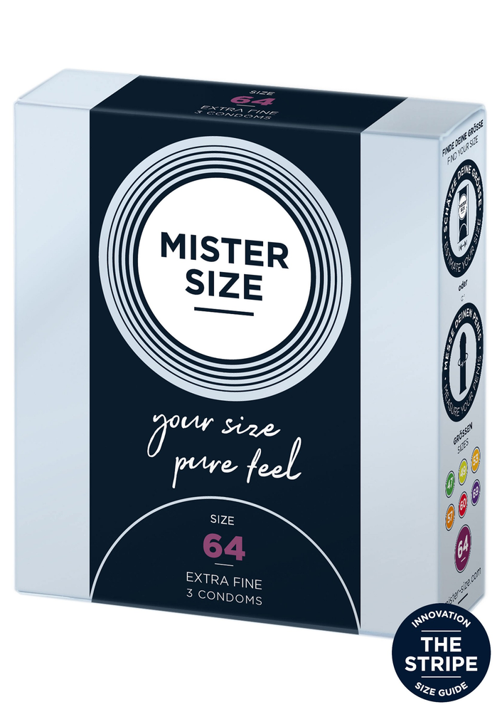 Mister Size 64mm Condoms 3pcs 509 - 1