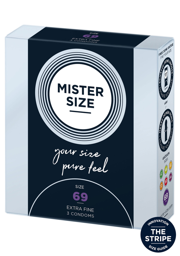 Mister Size 69mm Condoms 3pcs 509 - 0