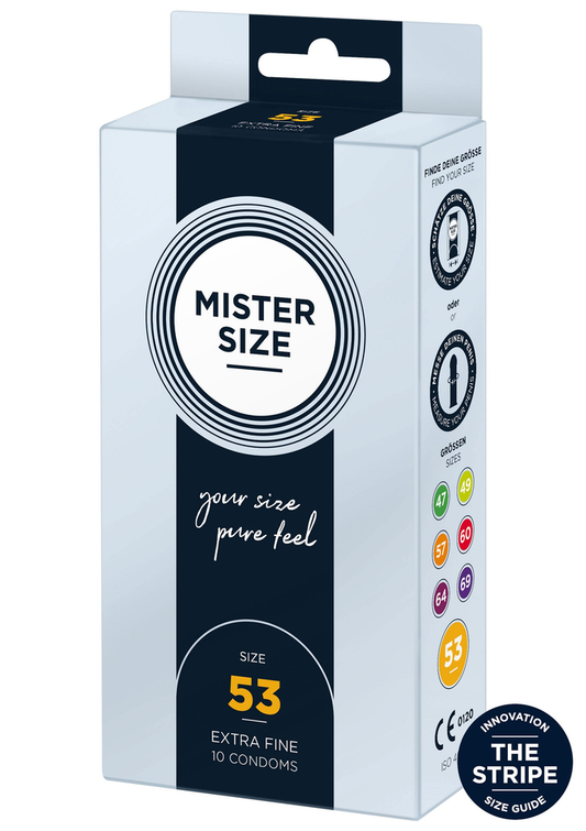 Mister Size 53mm Condoms 10pcs