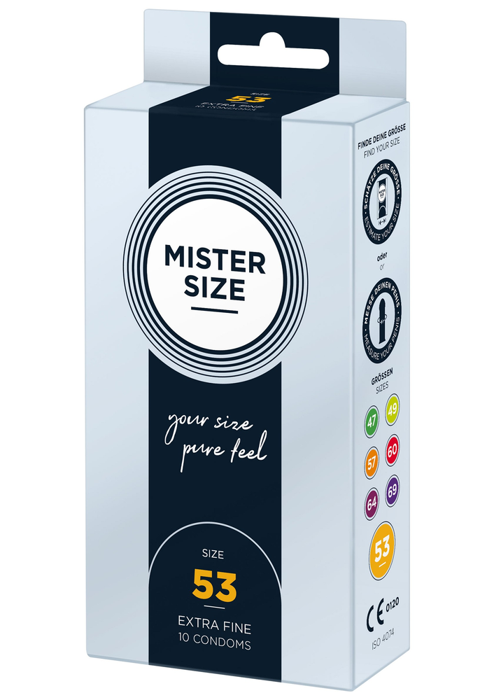 Mister Size 53mm Condoms 10pcs 509 - 1