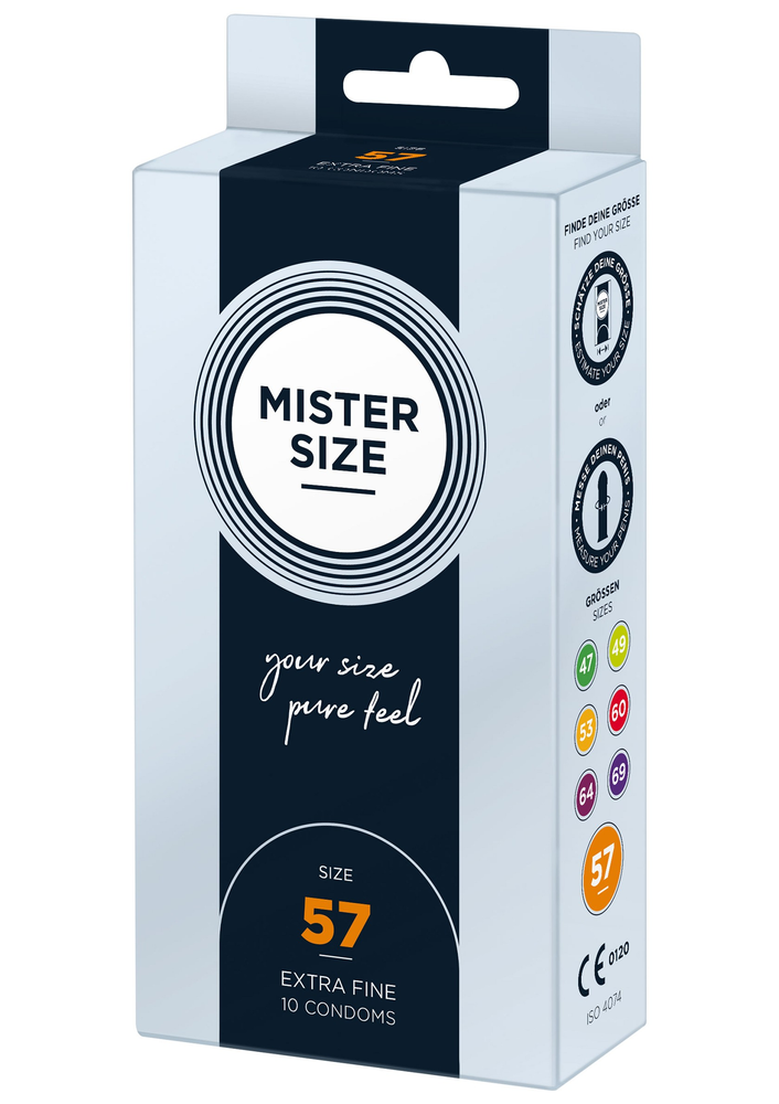 Mister Size 57mm Condoms 10pcs 509 - 1