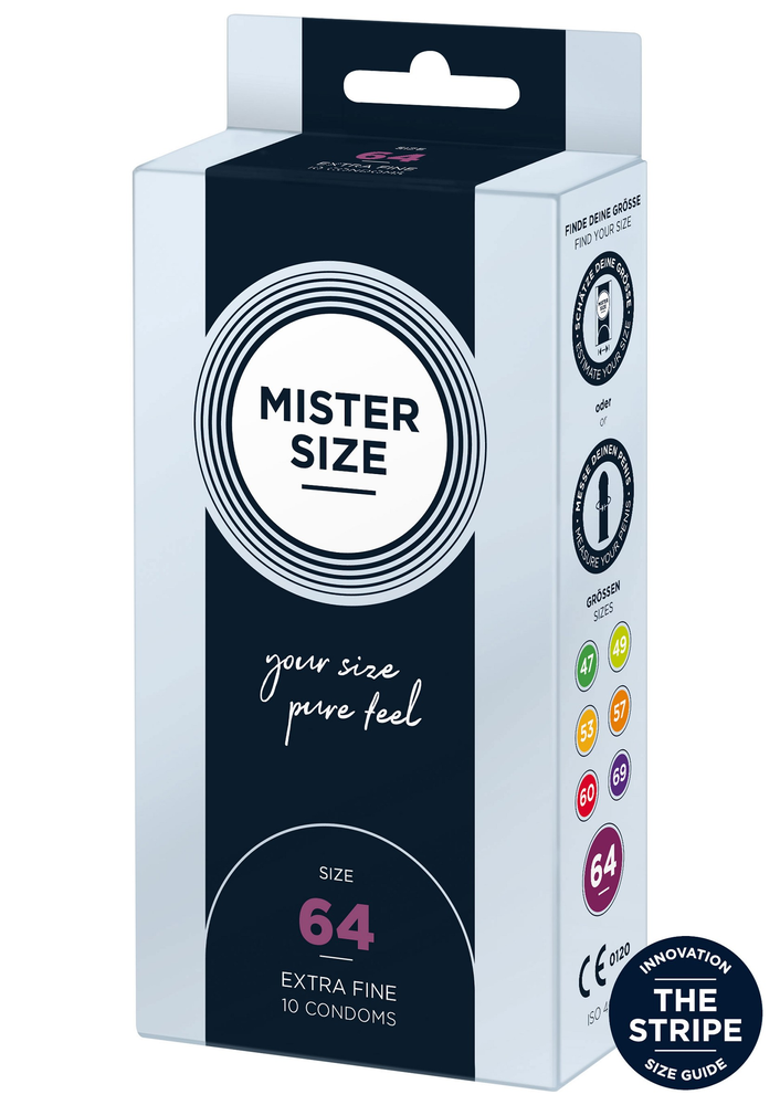 Mister Size 64mm Condoms 10pcs 509 - 1