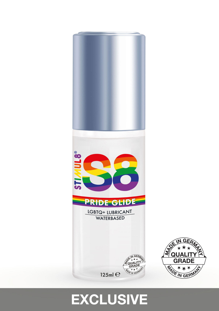 S8 Waterbased Pride Glide Lube 125ml 509 125 - 2