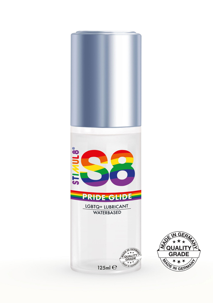 S8 Waterbased Pride Glide Lube 125ml 509 125 - 0