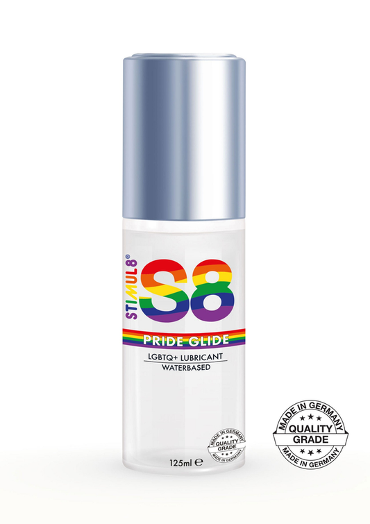 S8 Waterbased Pride Glide Lube 125ml