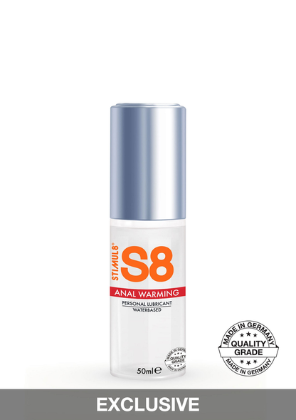 S8 Waterbased Warming Anal Lube 50ml 542 50 - 1