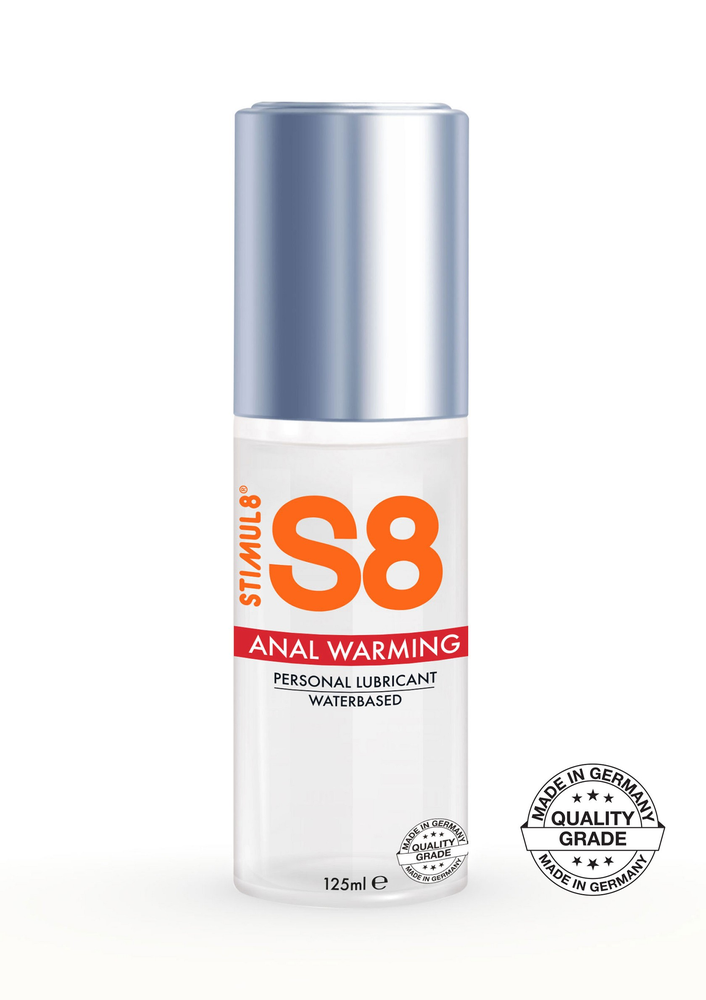 S8 Waterbased Warming Anal Lube 125ml 542 125 - 1