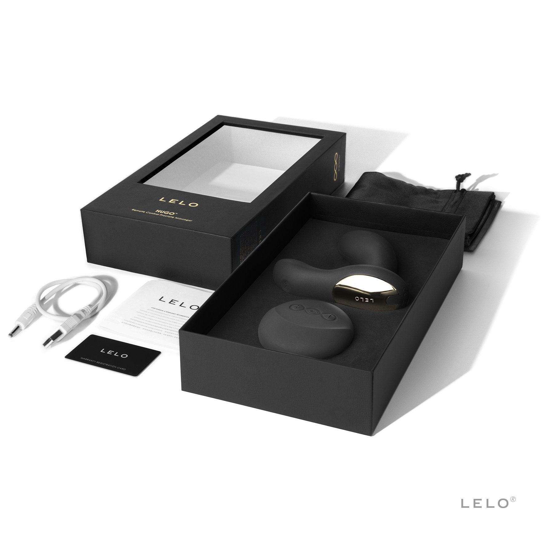 Lelo - Hugo Prostaat Massager Zwart - 2