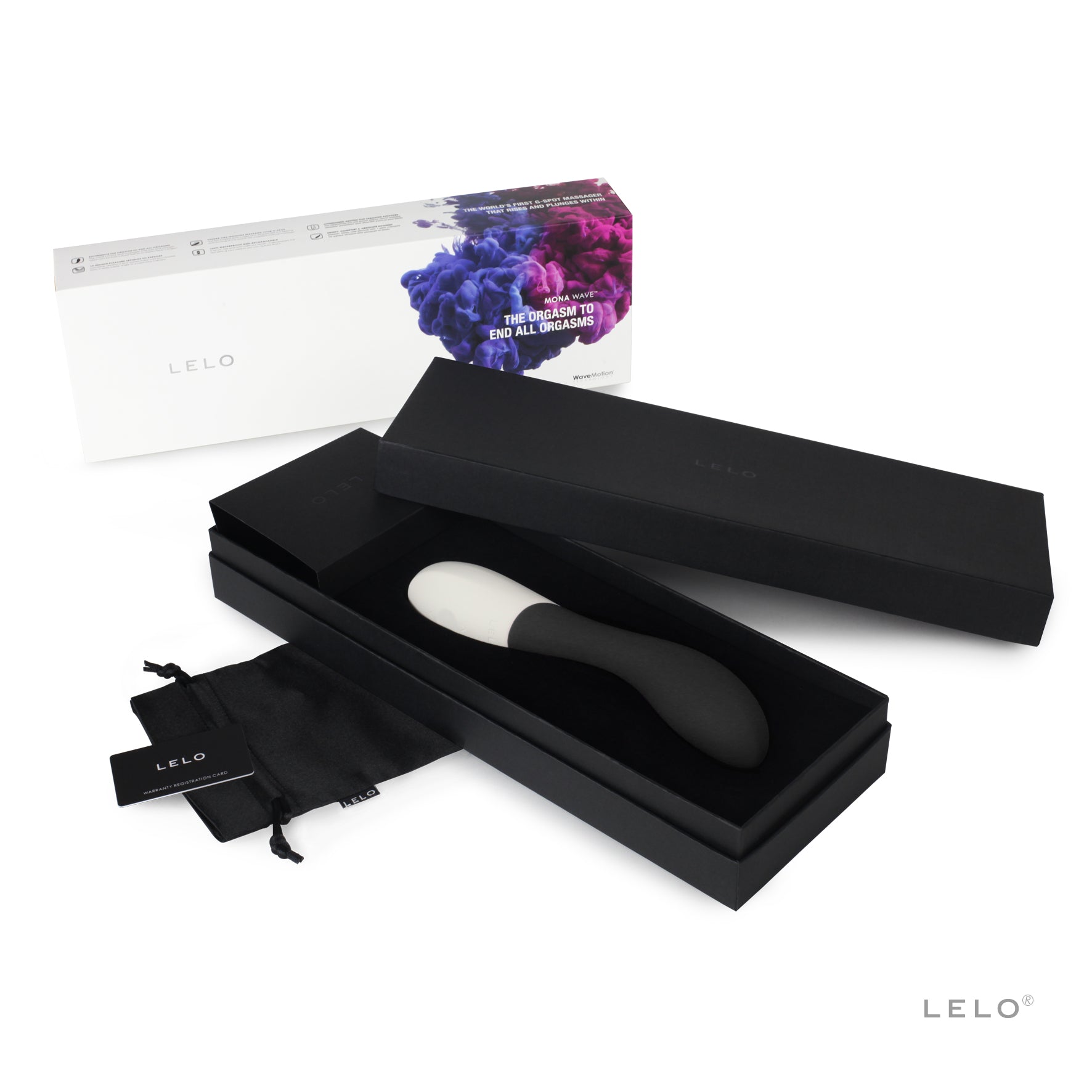 Lelo - Mona Wave Vibrator Zwart - 1